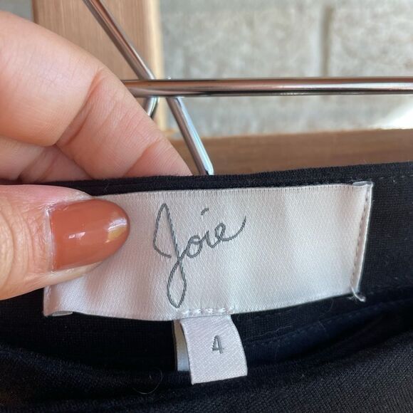 New Joie black cropped ankle pants - Picture 2 of 4